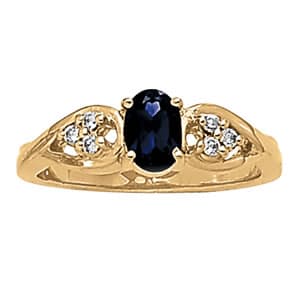 Color Rings Oval (0.09 ct. tw.) — View 1