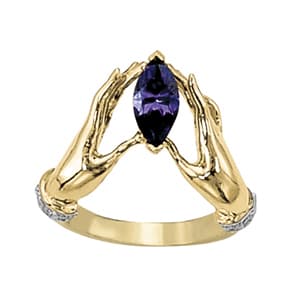 Color Rings Marquise (0.1 ct. tw.) — View 1