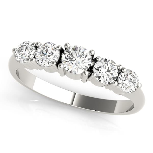 Prong Set Wedding Bands (1/2 ct. tw.) — View 1