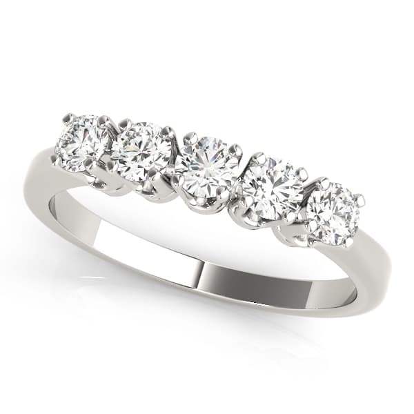 Wedding Bands Prong Set (1/2 ct. tw.) — View 1