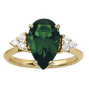 Pear Shape Cluster Color Ring (0.18 ct. tw.) — View 1