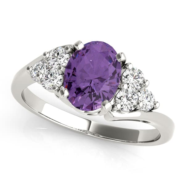 Color Rings Oval — 7X5 MM (3/8 ct. tw.) — View 1