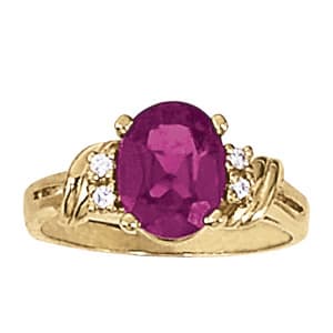 Color Rings Oval (0.08 ct. tw.) — View 1
