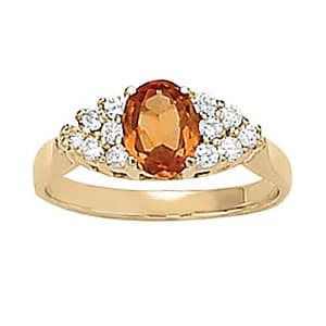Color Rings Oval (0.3 ct. tw.) — View 1