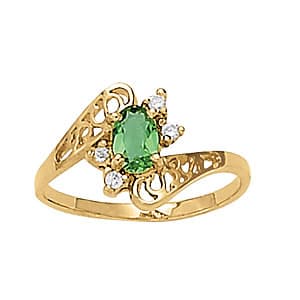 Color Rings Oval (0.06 ct. tw.) — View 1