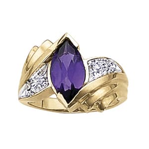 Color Rings Marquise (0.05 ct. tw.) — View 1