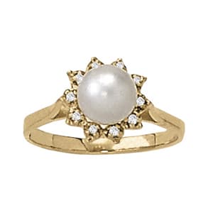 Color Rings Pearl (0.1 ct. tw.) — View 1