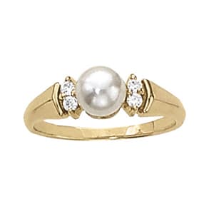 Color Rings Pearl (0.1 ct. tw.) — View 1