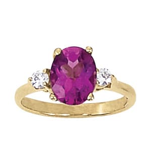 Color Rings Oval (0.2 ct. tw.) — View 1