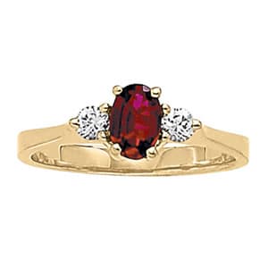 Cluster Oval Color Ring (0.18 ct. tw.) — View 1