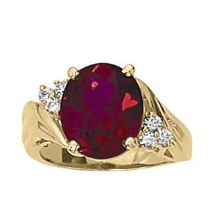 Color Rings Oval (0.18 ct. tw.) — View 1
