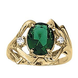 Color Rings Oval (0.06 ct. tw.) — View 1