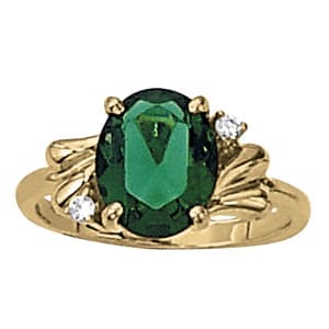 Oval Color Ring (0.05 ct. tw.) — View 1