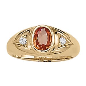 Color Rings Oval (0.06 ct. tw.) — View 1