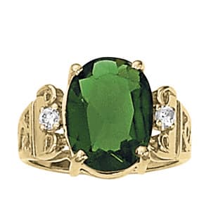 Oval Shape Fashion Color Rings (0.1 ct. tw.) — View 1