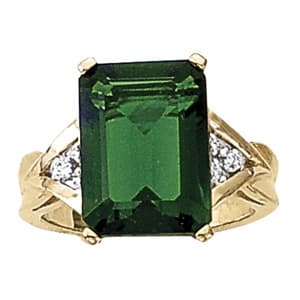 Color Rings Emerald (0.03 ct. tw.) — View 1