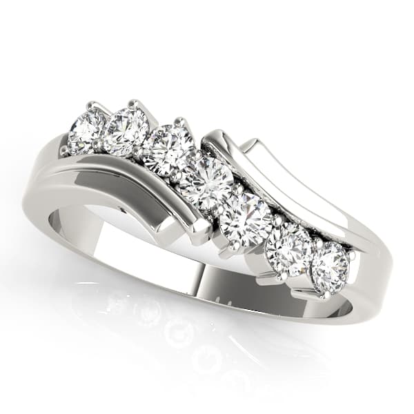 Wedding Bands Prong Set — 1/2 CT (1/2 ct. tw.) — View 1