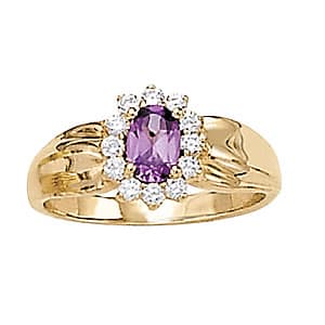 Color Rings Oval (0.18 ct. tw.) — View 1