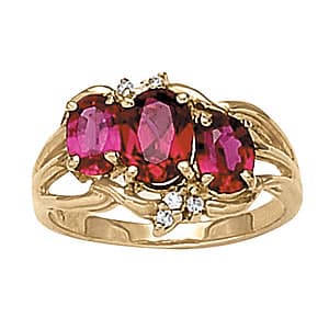 Color Rings Oval (0.06 ct. tw.) — View 1