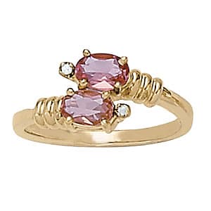 Color Rings Oval (0.02 ct. tw.) — View 1