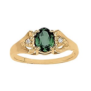 Oval Shape Color Rings (0 ct. tw.) — View 1