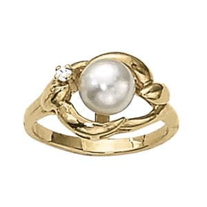 Color Rings Pearl (0.02 ct. tw.) — View 1
