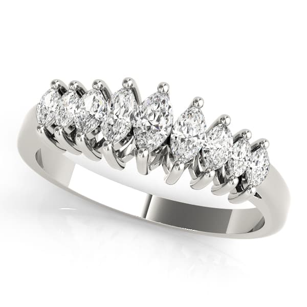 Wedding Bands Fancy Shape Marquise (0.42 ct. tw.) — View 1