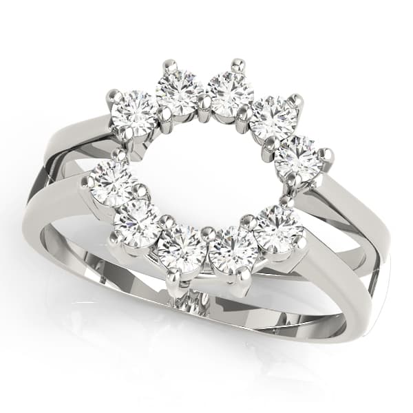 Wraps &amp; Inserts Wedding Bands (1/3 ct. tw.) — View 1