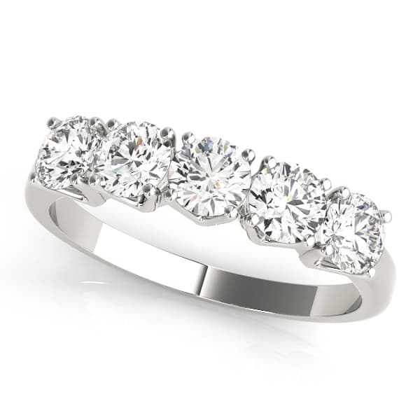 5-Stone Wedding Band (1 ct. tw.) — View 1