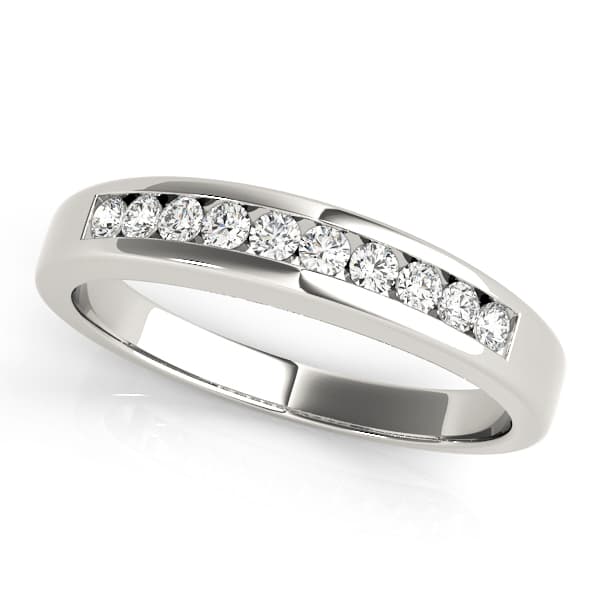 Channel Set Wedding Band (0.2 ct. tw.) — View 1