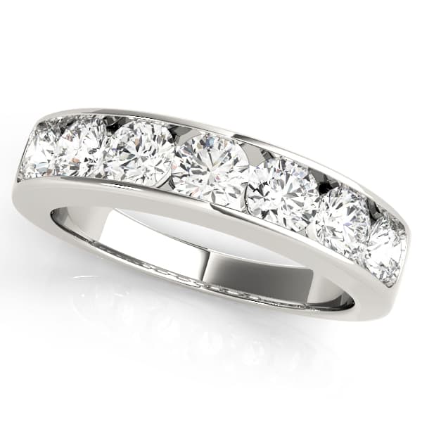 Channel Set Wedding Band — 1/2 CT (1/2 ct. tw.) — View 1