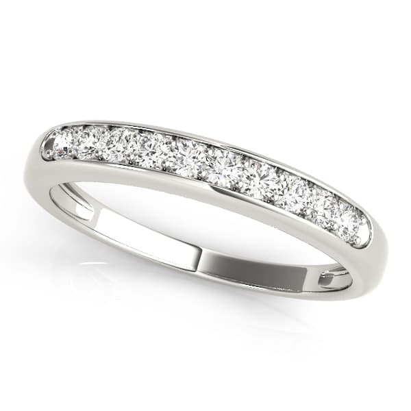 Channel Set Wedding Bands (1/4 ct. tw.) — View 1