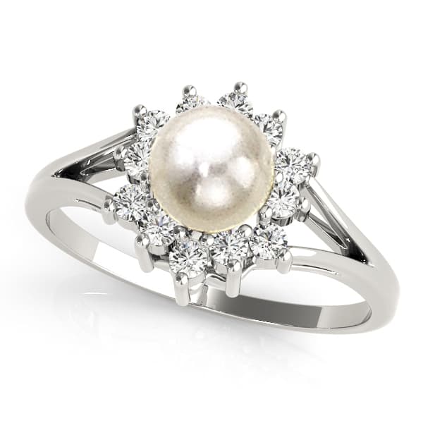 Pearl Color Ring (1/4 ct. tw.) — View 1