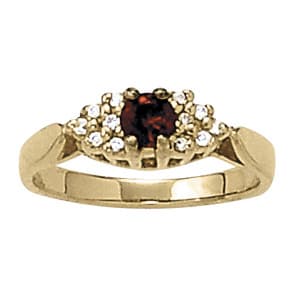 Color Rings Round (1/4 ct. tw.) — View 1