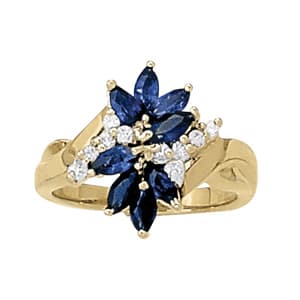 Marquise Color Ring (0.2 ct. tw.) — View 1