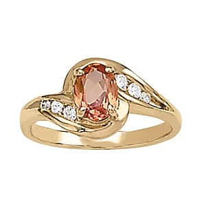 Bypass Oval Color Ring (0.08 ct. tw.) — View 1