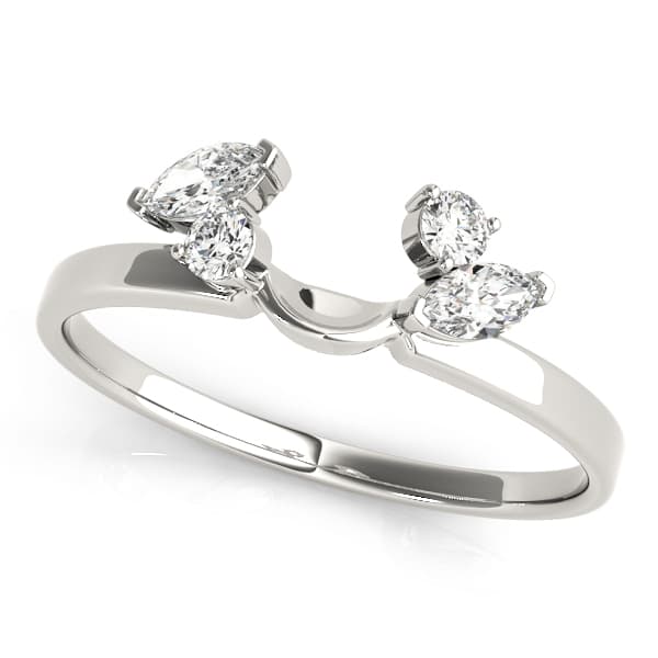 Wraps &amp; Insert Wedding Bands (0.22 ct. tw.) — View 1