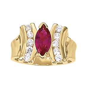 Color Rings Marquise (1/2 ct. tw.) — View 1