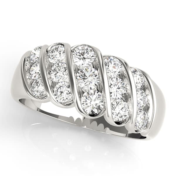 Wedding Bands S Bands — 3/4 CT (0.78 ct. tw.) — View 1