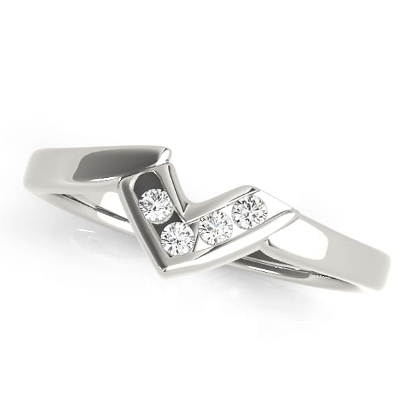Wedding Bands Curved Bands (0.04 ct. tw.) — View 1