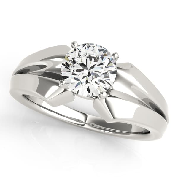 Engagement Rings Solitaires Any Sh — style 81784 in 10k White Gold