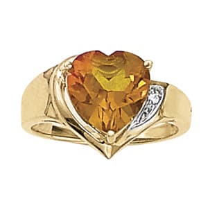 Color Rings Heart (0 ct. tw.) — View 1