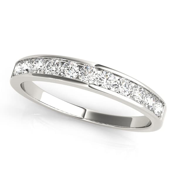 Channel Set Wedding Band — 3/4 CT (0.77 ct. tw.) — View 1