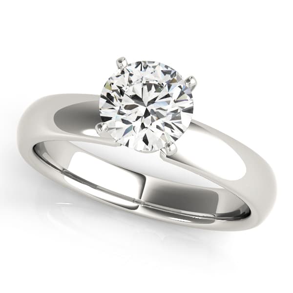Solitaire Engagement Rings — style 81833 in 10k White Gold