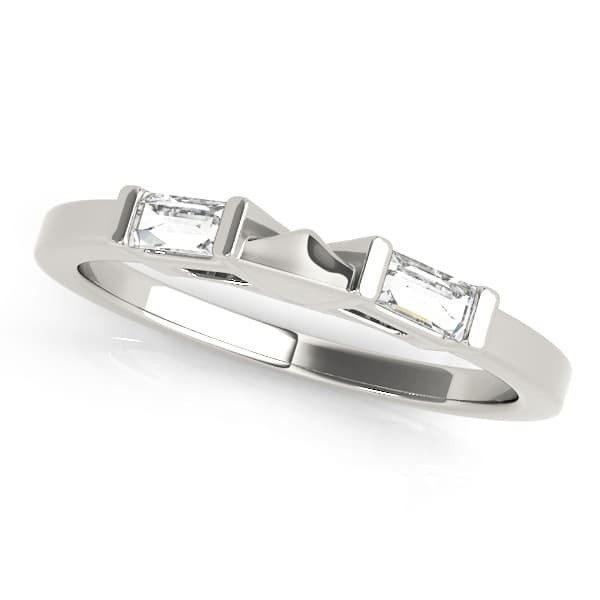 Baguette Wedding Band — 1/2 CT (1/4 ct. tw.) — View 1