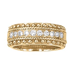 Antique Filigree Fashion Bands (1/2 ct. tw.) — View 1