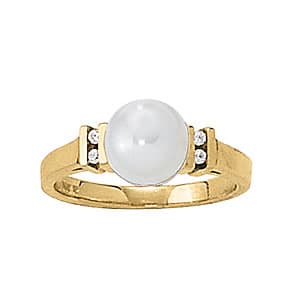 Pearl Color Ring (0.1 ct. tw.) — View 1