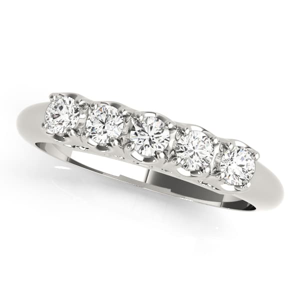 Wedding Bands Prong Set (1/3 ct. tw.) — View 1