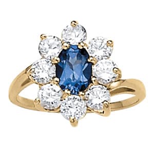 Color Rings Oval (7/8 ct. tw.) — View 1