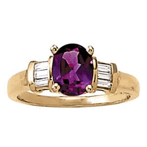 Color Rings Oval (1/4 ct. tw.) — View 1